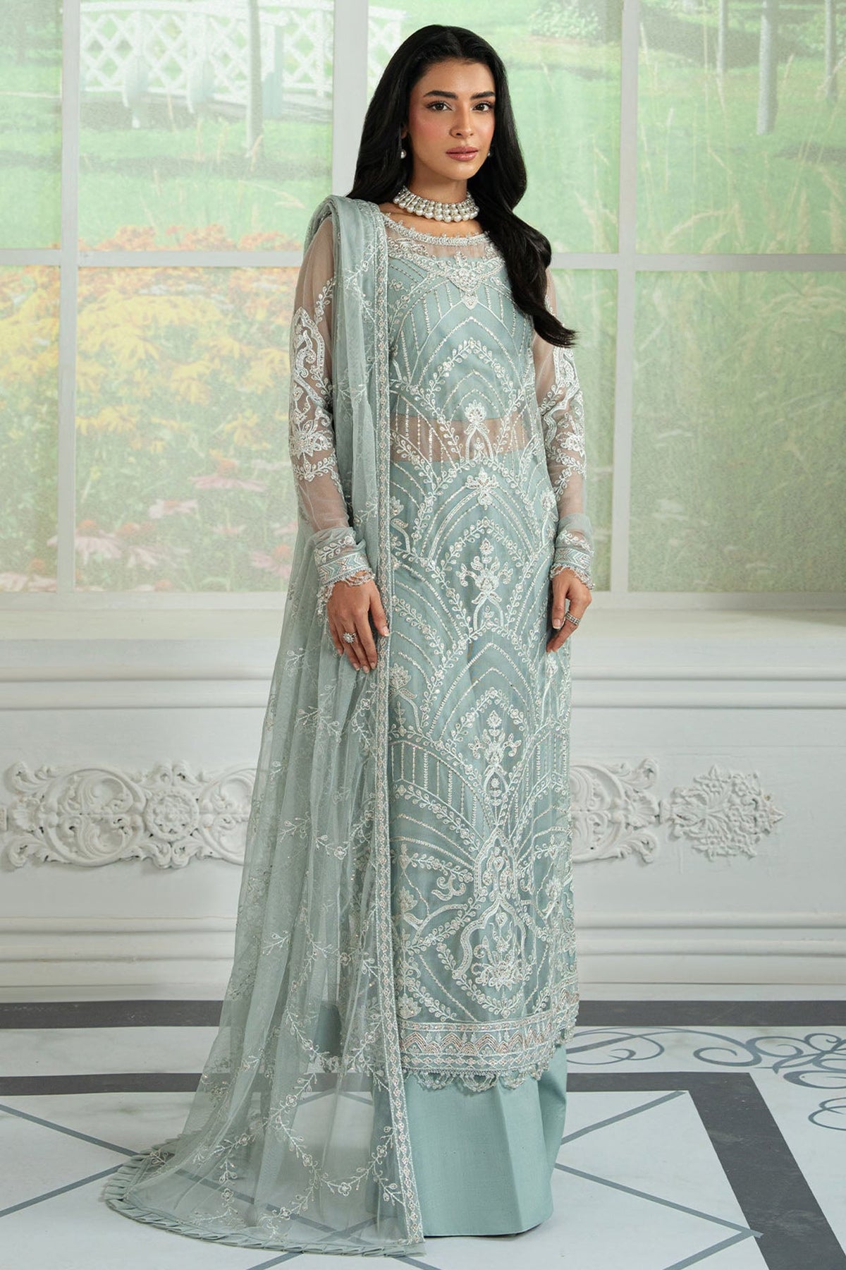 Inara By Zarif Unstitched 3 Piece Formals Collection'2025-ZRI-01-Ruhya