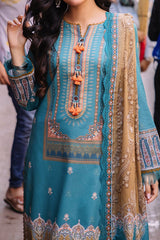 Asim Jofa Prints Unstitched 3 Piece Digital Lawn Vol-03 Suit-AJBB-15