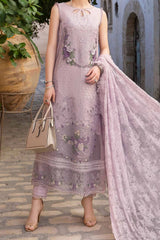 Voyage A Luxe by Maria B Unstitched 3 Piece Luxury Lawn Suit-D-2411-B