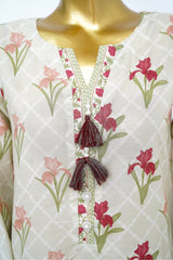 Bin Saeed Stitched 3 Piece Exclusive Printed Lawn Vol-13 Suit-LSM-3238-PISTA