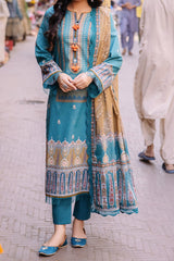 Asim Jofa Prints Unstitched 3 Piece Digital Lawn Vol-03 Suit-AJBB-15
