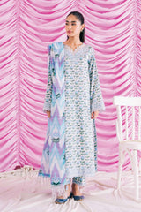 Rinesa by Ayzel Unstitched 3 Piece Lawn Vol-03 Suit-AZL-05-Cleo