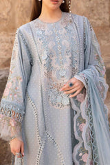Voyage A Luxe by Maria B Unstitched 3 Piece Luxury Lawn Suit-D-2410-B