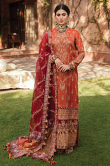 Ayzel Sangat by Afrozeh Unstitched 3 Piece Luxury Chiffon Suit-002-Ruqaiya