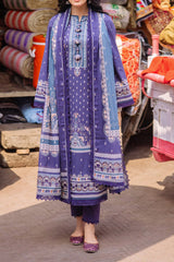Asim Jofa Prints Unstitched 3 Piece Digital Lawn Vol-03 Suit-AJBB-14