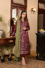 Zarq Barq by Asim Jofa Unstitched 3 Piece Eid Lawn Suit-AJZB-11