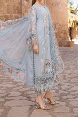 Voyage A Luxe by Maria B Unstitched 3 Piece Luxury Lawn Suit-D-2410-B