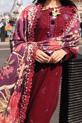 Broadway by Mushq Unstitched 3 Piece Winter Suit-MNW-07