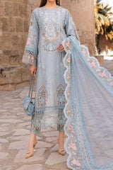 Voyage A Luxe by Maria B Unstitched 3 Piece Luxury Lawn Suit-D-2410-B