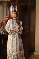 Zarq Barq by Asim Jofa Unstitched 3 Piece Eid Lawn Suit-AJZB-10