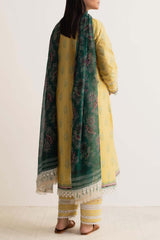 Coco Prints by Zara Shahjahan Unstitched 3 Piece Lawn Suit-D-10-Champa