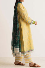 Coco Prints by Zara Shahjahan Unstitched 3 Piece Lawn Suit-D-10-Champa