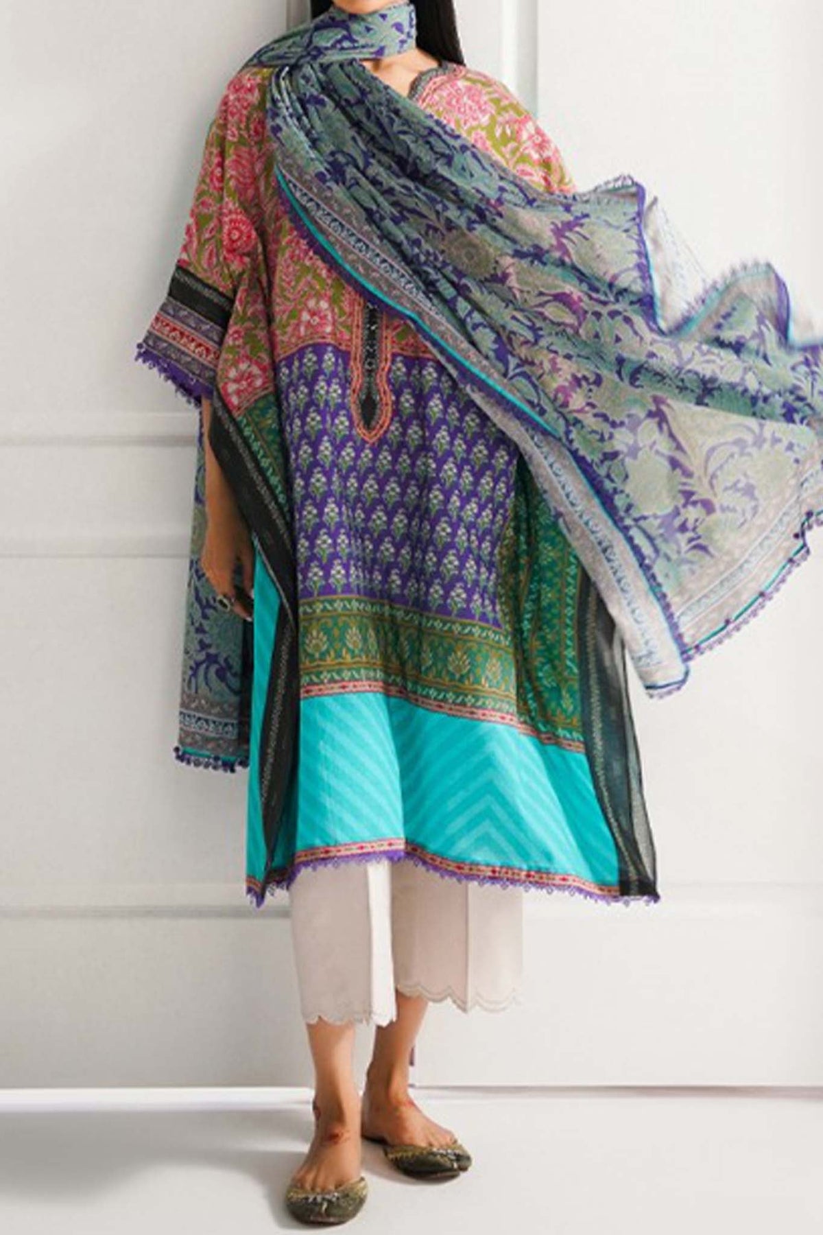Mahay by Sana Safinaz Unstitched 2 Piece Summer Lawn Collection'2023-SSM-14-B