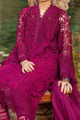Voyage A Luxe by Maria B Unstitched 3 Piece Luxury Lawn Suit-D-2409-B