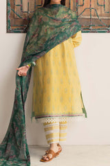 Coco Prints by Zara Shahjahan Unstitched 3 Piece Lawn Suit-D-10-Champa