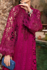 Voyage A Luxe by Maria B Unstitched 3 Piece Luxury Lawn Suit-D-2409-B