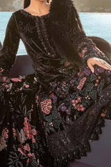 Maria B Unstitched 3 Piece Emb Linen Suit-DL-1102