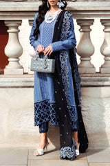 Broadway by Mushq Unstitched 3 Piece Winter Suit-MNW-05