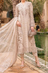 Voyage A Luxe by Maria B Unstitched 3 Piece Luxury Lawn Suit-D-2409-A