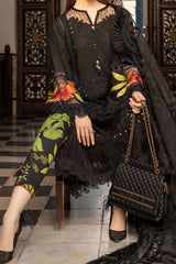 Voyage A Luxe by Maria B Unstitched 3 Piece Luxury Lawn Suit-D-2408-B