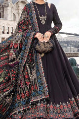 Maria B Unstitched 3 Piece Emb Linen Suit-DL-1101