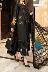 Voyage A Luxe by Maria B Unstitched 3 Piece Luxury Lawn Suit-D-2408-B