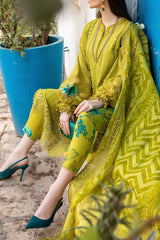 Voyage A Luxe by Maria B Unstitched 3 Piece Luxury Lawn Suit-D-2408-A