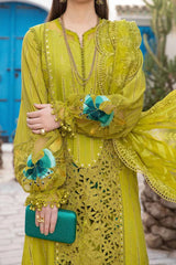 Voyage A Luxe by Maria B Unstitched 3 Piece Luxury Lawn Suit-D-2408-A
