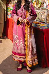 Asim Jofa Prints Unstitched 3 Piece Digital Lawn Vol-03 Suit-AJBB-10