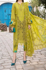 Voyage A Luxe by Maria B Unstitched 3 Piece Luxury Lawn Suit-D-2408-A