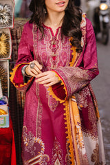 Asim Jofa Prints Unstitched 3 Piece Digital Lawn Vol-03 Suit-AJBB-10