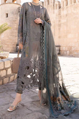 Voyage A Luxe by Maria B Unstitched 3 Piece Luxury Lawn Suit-D-2407-B