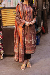 Asim Jofa Prints Unstitched 3 Piece Digital Lawn Vol-03 Suit-AJBB-09