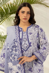 Zellbury Unstitched 3 Piece Lawn Vol-04 Suit-WUS26E30442