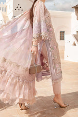 Voyage A Luxe by Maria B Unstitched 3 Piece Luxury Lawn Suit-D-2406-A