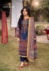 Asim Jofa Designers Limited Edition Pret Ajubj-08 Printed Embroidered Lawn Stitched 3 Pc
