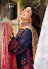 Asim Jofa Designers Limited Edition Pret Ajubj-08 Printed Embroidered Lawn Stitched 3 Pc