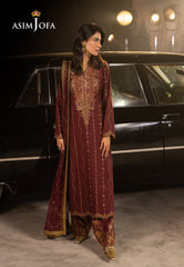 Asim Jofa Unstitched 3 Piece Luxury Festive Rejoice AJLFF-04 Embroidered Silk 3 Pcs