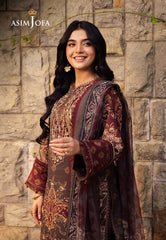 Asim Jofa Designers Limited Edition Pret Ajubj-01 Printed Embroidered Lawn Stitched 3 Pc