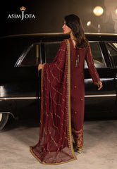 Asim Jofa Unstitched 3 Piece Luxury Festive Rejoice AJLFF-04 Embroidered Silk 3 Pcs