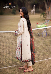 Asim Jofa Prints Unstitched Drop 2 Ajubj-14 Printed Embroidered Lawn 3 Pc