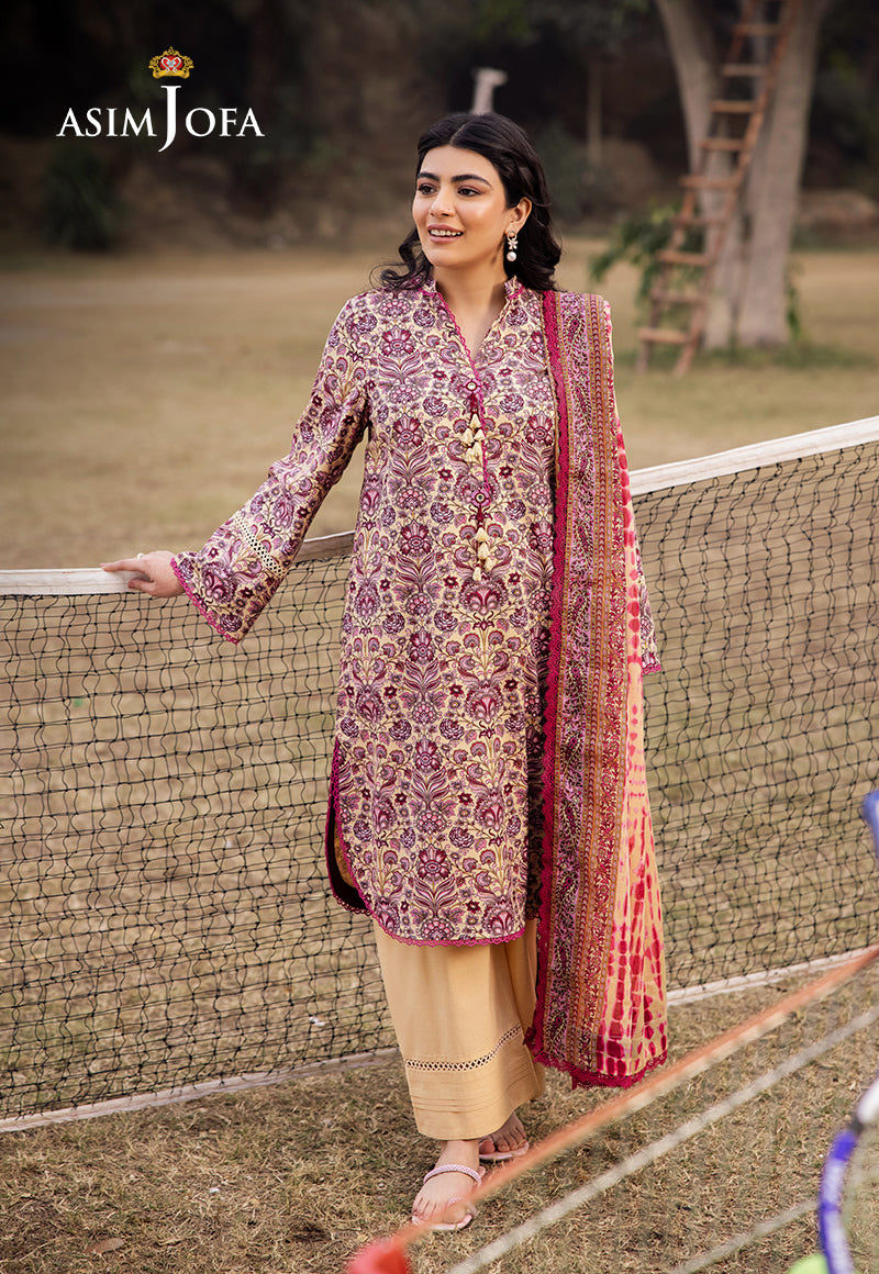 Asim Jofa Designers Limited Edition Pret Ajubj-21 Printed Lawn Stitched 3 Pcs