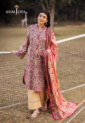 Asim Jofa Prints Unstitched Drop 1 Ajubj-21 Printed Lawn 3 Pcs