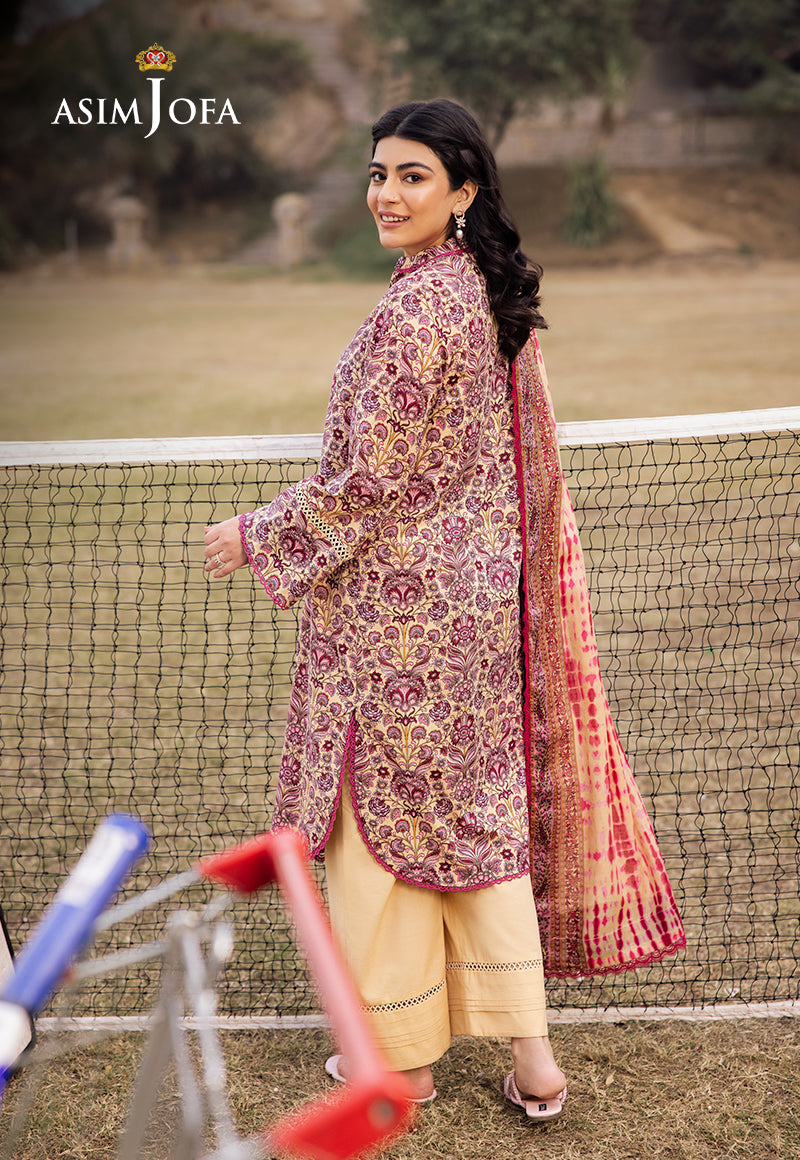Asim Jofa Designers Limited Edition Pret Ajubj-21 Printed Lawn Stitched 3 Pcs