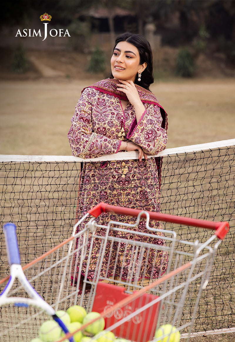 Asim Jofa Designers Limited Edition Pret Ajubj-21 Printed Lawn Stitched 3 Pcs