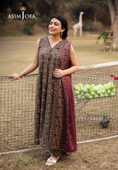 Asim Jofa Prints Unstitched Drop 2 Ajubj-29 Printed Lawn 3 Pc