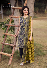 Asim Jofa Prints Unstitched Drop 2 Ajubj-26 Printed Lawn 3 Pc