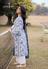 Asim Jofa Prints Unstitched Drop 2 Ajubj-35 Printed Lawn 3 Pc