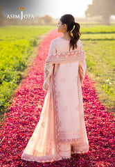 Asim Jofa Luxury Lawn 25 Ajell-15 Embroidered Lawn 3 Pcs