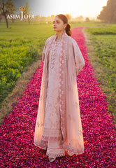 Asim Jofa Luxury Lawn 25 Ajell-15 Embroidered Lawn 3 Pcs
